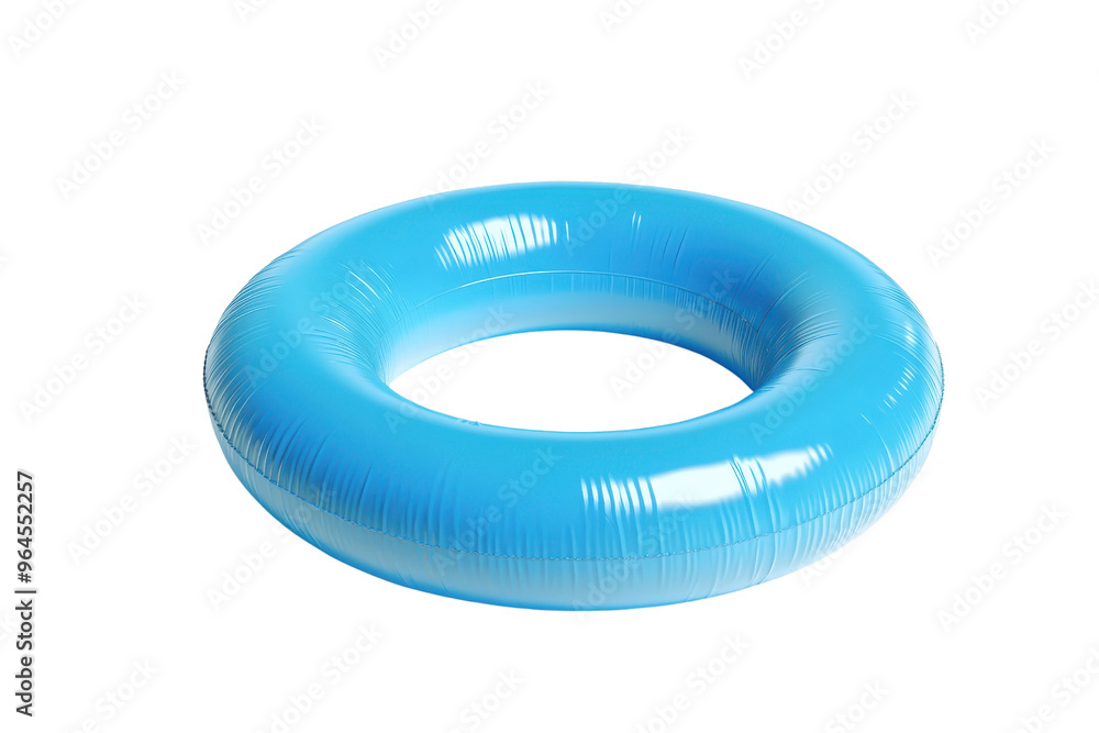 Bright blue inflatable swim ring isolated on transparent background. perfect for summer beach and pool activities, adding fun to water adventures. Bright blue inflatable swim ring isolated on transparent background. perfect for summer beach and pool activities, adding fun to water adventures.