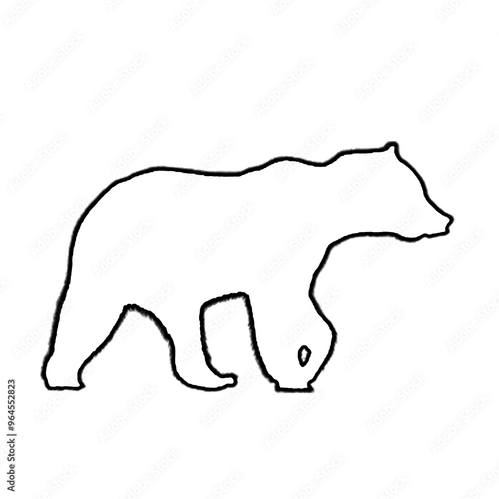 Bear Outline | Bear Drawing | Bear Illustration Bear Outline | Bear Drawing | Bear Illustration