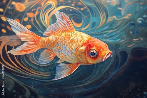 goldfish in aquarium