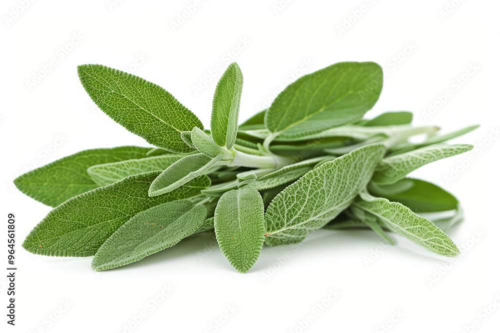 A fresh Sage isolated on white A fresh Sage isolated on white