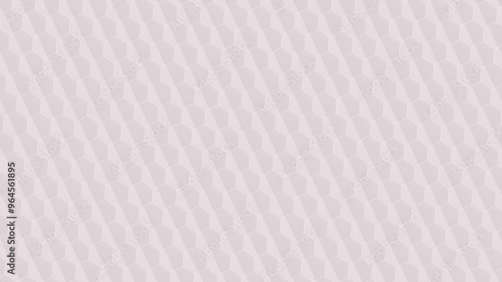 white hexagons animation. Seamless looping animation cubes pattern white hexagons animation. Seamless looping animation cubes pattern