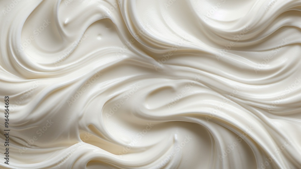 Natural white vanilla creamy yogurt texture, natural flavor. Natural white vanilla creamy yogurt texture, natural flavor.