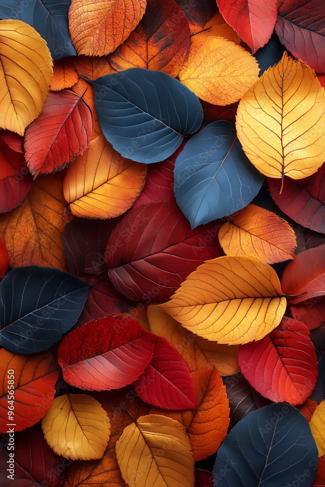 A vibrant array of autumn leaves, showcasing rich colors and diverse shapes. A vibrant array of autumn leaves, showcasing rich colors and diverse shapes.