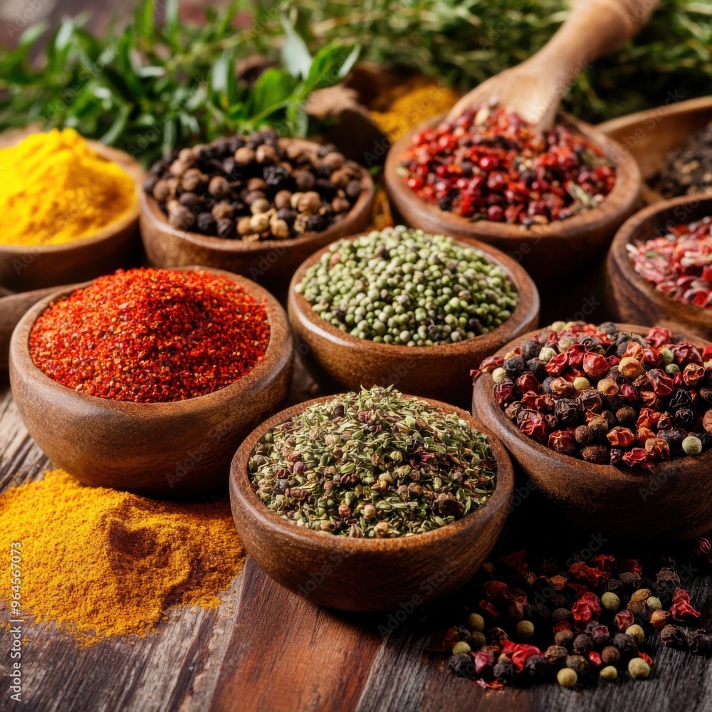 Fototapeta premium spices and herbs