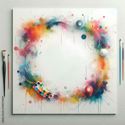 abstract watercolor background