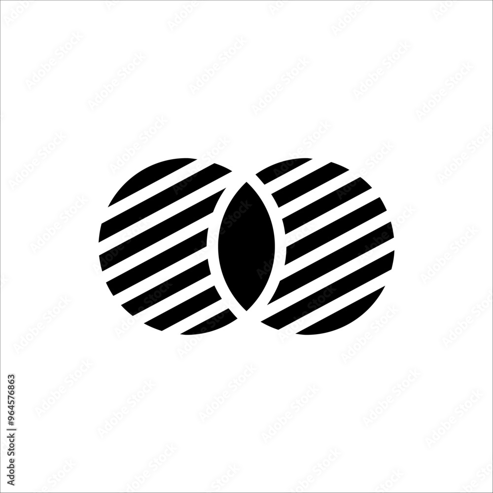 Venn diagram icon. Venn diagram vector illustration from Analytics collection. vector illustration isolated on white background. Venn diagram icon. Venn diagram vector illustration from Analytics collection. vector illustration isolated on white background.