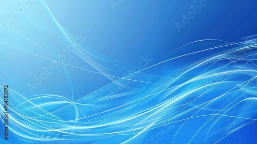 A clean and refreshing background featuring a prominent blue line. The blue line stands out against a simple backdrop, creating a sense of modernity and simplicity. The color blue brings a calming and
