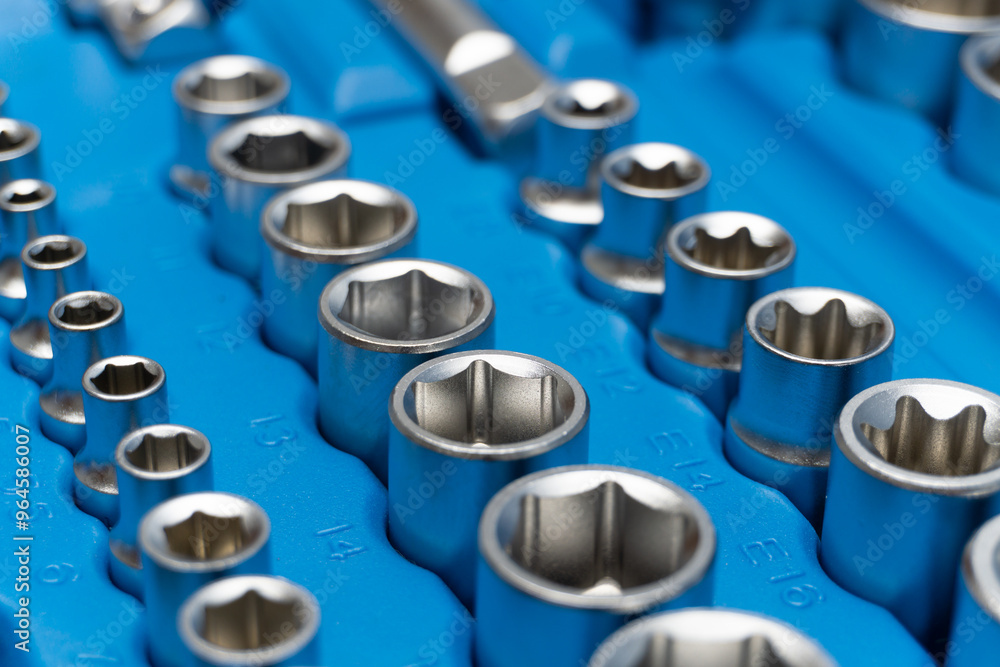 hex socket set, close up hex socket set, close up