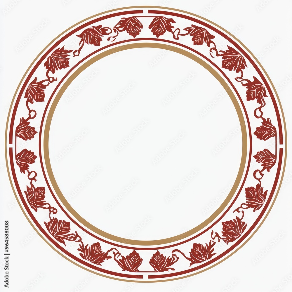 Red Fish Frame Illustration Red Fish Frame Illustration