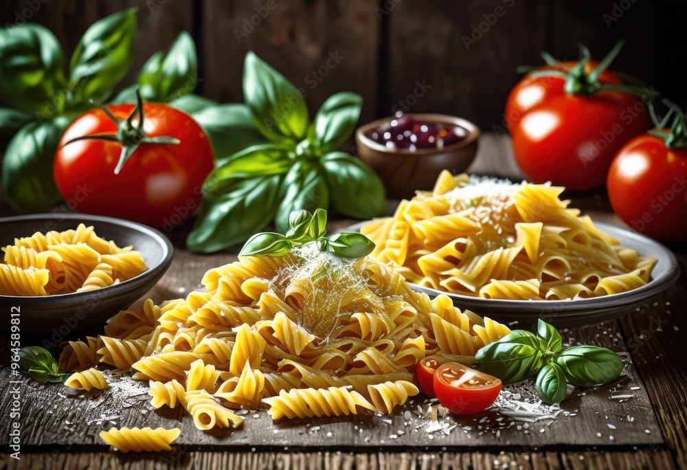 vibrant italian pasta displayed eye catching arrangements colorful ingredients culinary presentation, dish, food, plate, style, gourmet, cuisine, dining vibrant italian pasta displayed eye catching arrangements colorful ingredients culinary presentation, dish, food, plate, style, gourmet, cuisine, dining