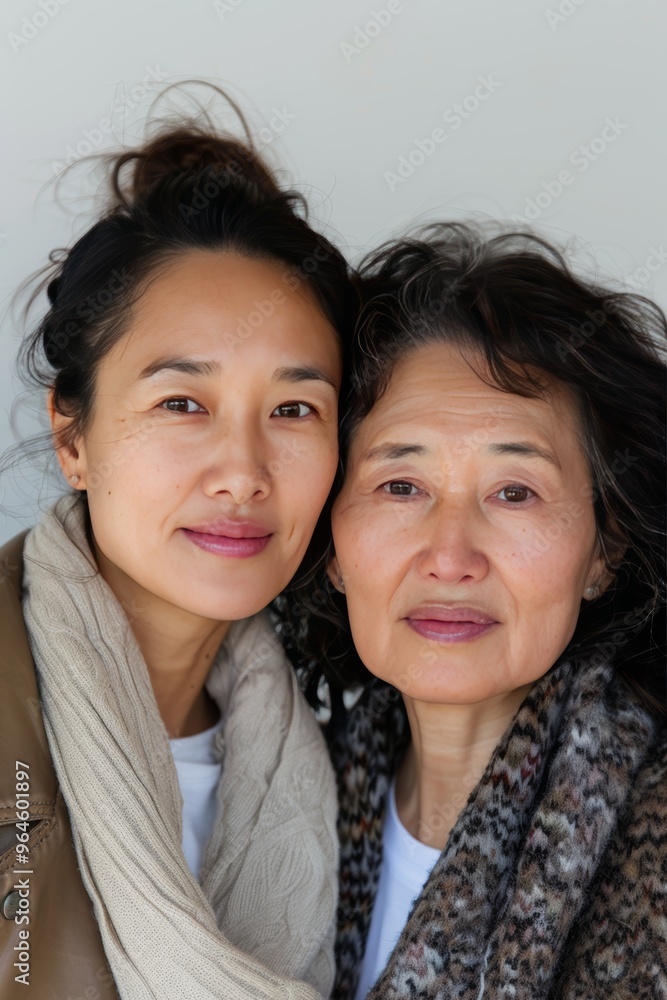 Heartwarming Portrait of Mother and Daughter Embracing, Showcasing Love and Connection in a Warm, Natural Setting Heartwarming Portrait of Mother and Daughter Embracing, Showcasing Love and Connection in a Warm, Natural Setting