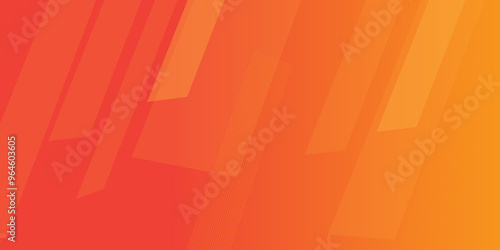 Colorful abstract background paper shine and layer element vector for presentation design. Orange abstract geometric shape background with screen, multiply, and overlay layers. Vector illustration.