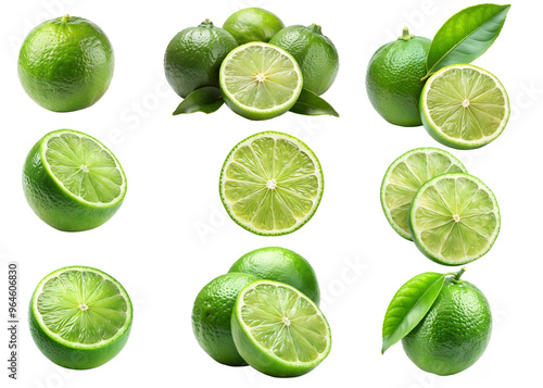 lemon isolated  on transparent background png photo