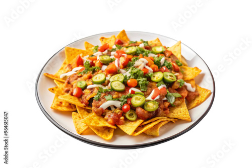 Delicious Nachos Chips Dipped In Spicy Salsa Bliss