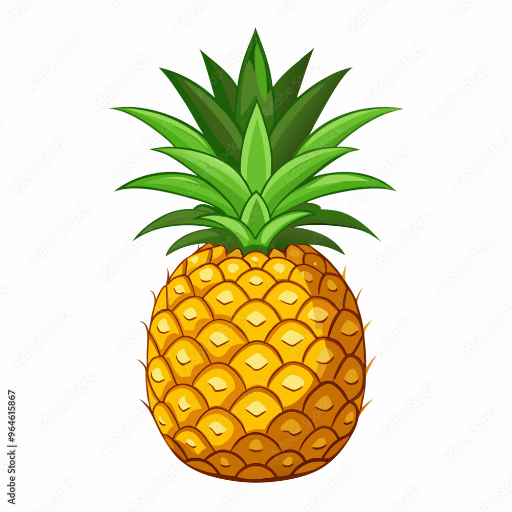 pineapple isolated on white background pineapple isolated on white background