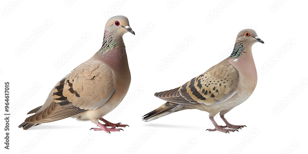 Elegant Pigeon with Striking Red Eyes on a transparent background Elegant Pigeon with Striking Red Eyes on a transparent background