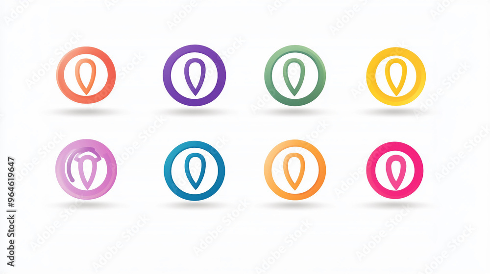 Set of Gender Symbol Icon Vectors for Illustration Purposes Set of Gender Symbol Icon Vectors for Illustration Purposes