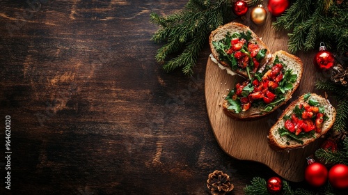 Polish Christmas Market with a Zapiekanka Open-Face Sandwich
 photo