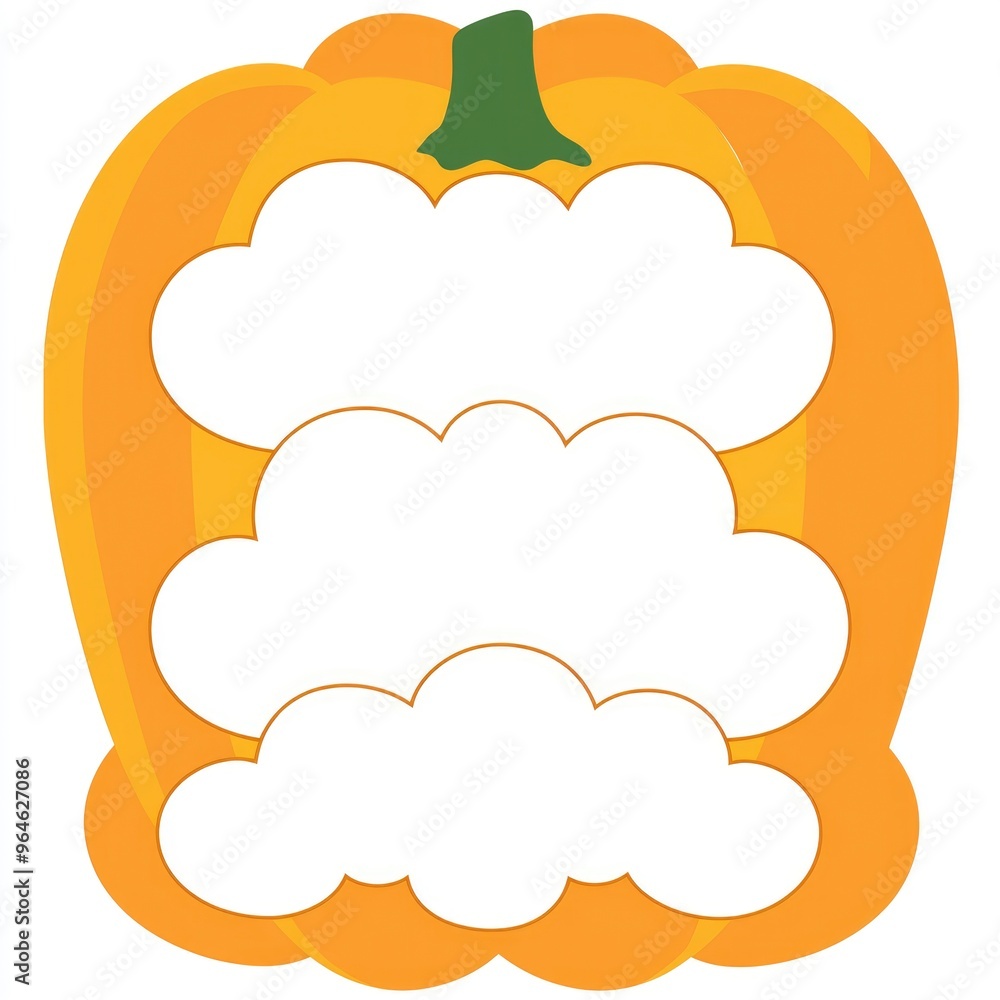 Halloween Cats in Cauldrons with Pumpkins and Bats Halloween Cats in Cauldrons with Pumpkins and Bats