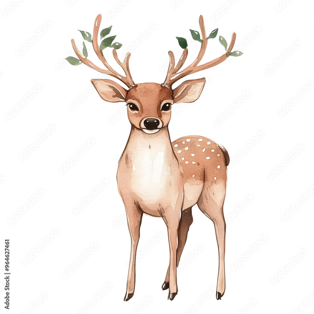 raindeer Christmas character isolate raindeer Christmas character isolate