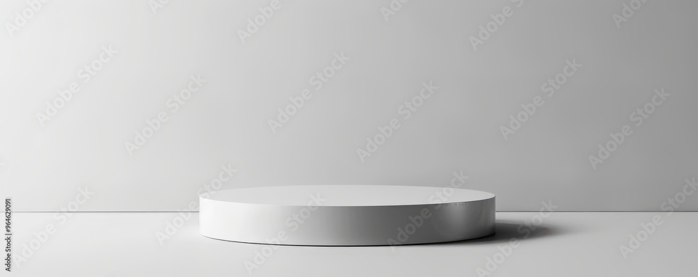 Mockup of a podium with a smooth, glossy surface. Mockup of a podium with a smooth, glossy surface.