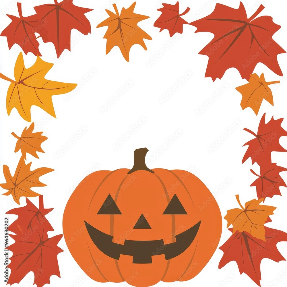 Autumn Wreath with Pumpkins and Ghosts Autumn Wreath with Pumpkins and Ghosts