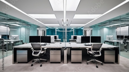 modern office environment ,office interior