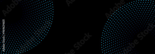 Dot particle background design concept.  