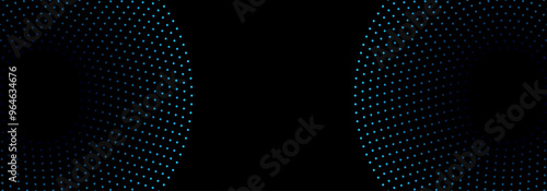 Dot particle background design concept.  