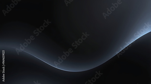 Abstract black gradient background modern luxury studio dark background texture wallpaper Empty black color studio room background, gradient, texture, abstract, blue background texture. ai