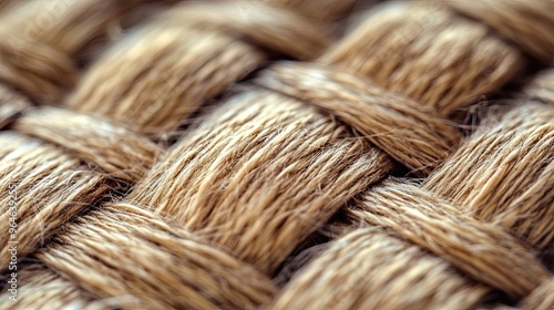 Intricate Woven Textile Pattern Macro Close-Up with Contrasting Threads Detail