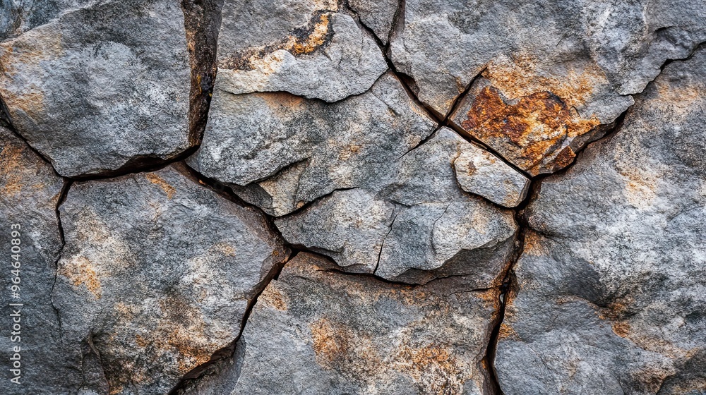 Raw Beauty: Close-up of Textured Stone Surface with Natural Cracks and Patterns Raw Beauty: Close-up of Textured Stone Surface with Natural Cracks and Patterns