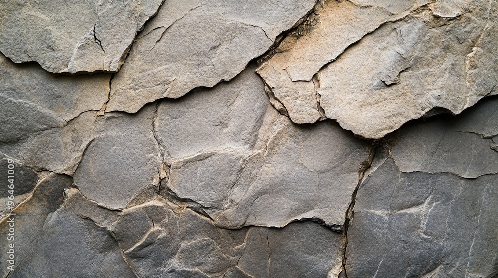 Textured Beauty - Close-Up of Raw Stone Surface with Natural Cracks and Patterns Textured Beauty - Close-Up of Raw Stone Surface with Natural Cracks and Patterns