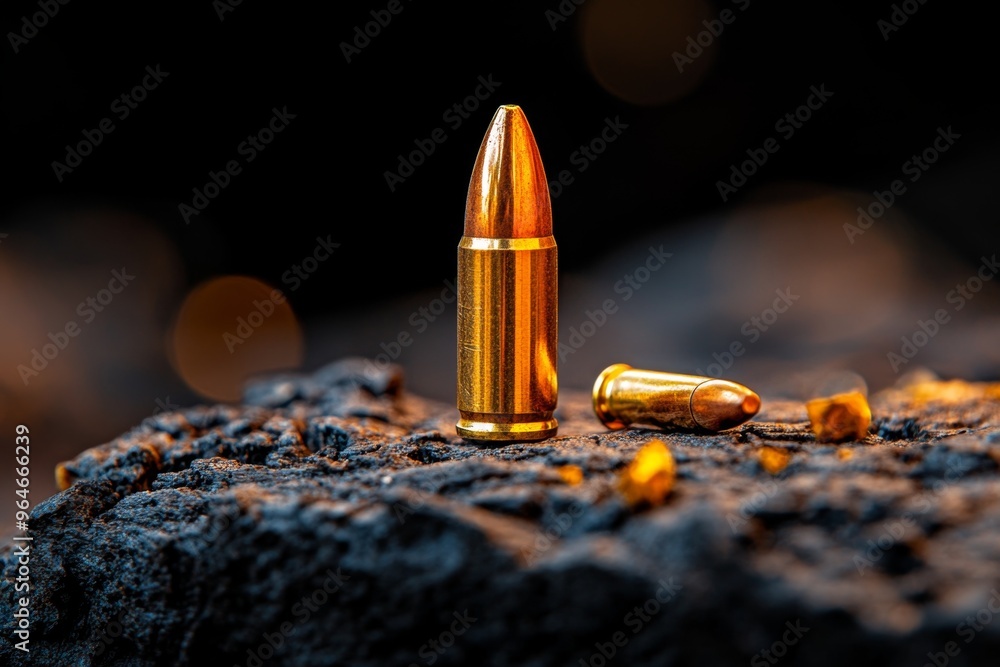 © Sanchai - Bullet embedded in an old wooden post a relic of a past conflict, left as a silent reminder of violence