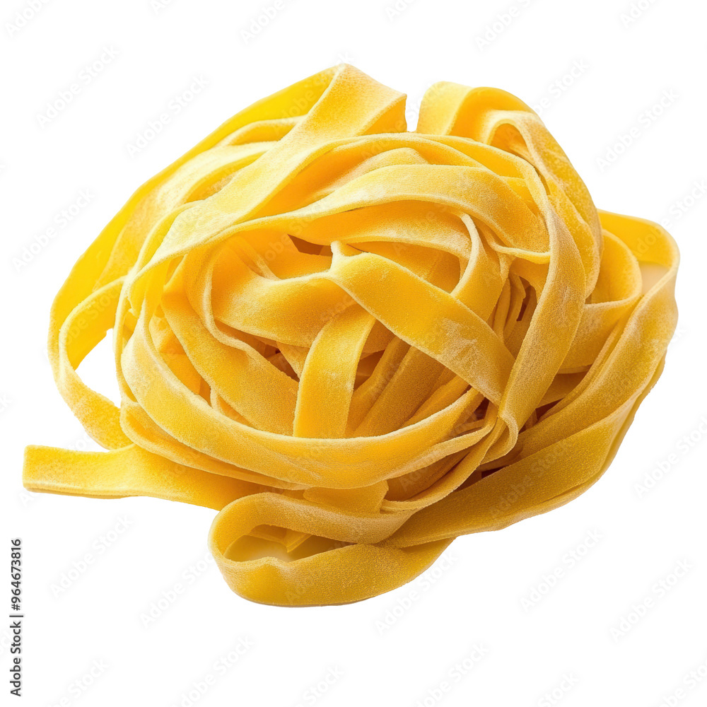 Fresh fettuccine isolated on transparent background Fresh fettuccine isolated on transparent background