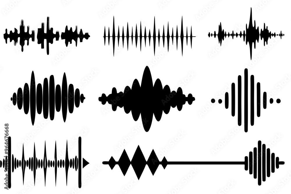 Sound Waves Abstract Art from Whispers to Roars Sound Waves Abstract Art from Whispers to Roars