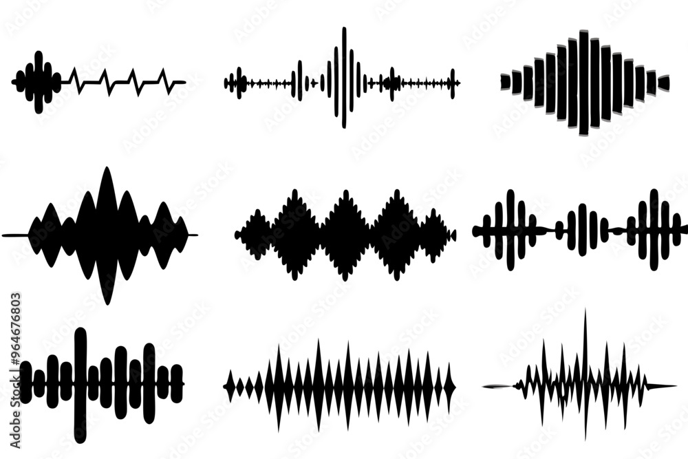 Sound Waves Abstract Art from Whispers to Roars Sound Waves Abstract Art from Whispers to Roars