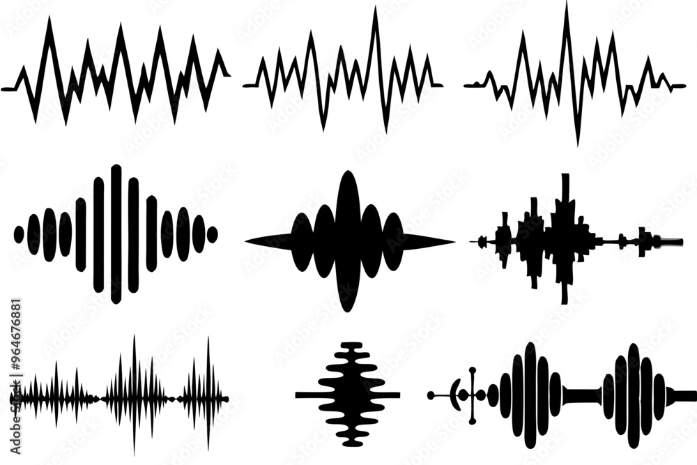 Sound Waves Abstract Art from Whispers to Roars Sound Waves Abstract Art from Whispers to Roars