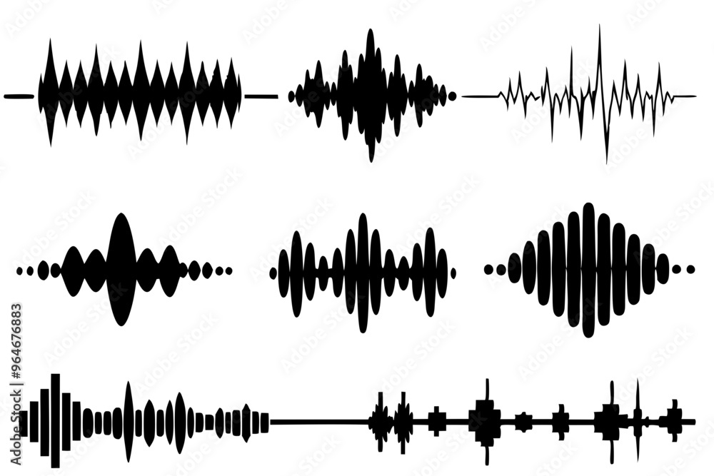 Sound Waves Abstract Art from Whispers to Roars Sound Waves Abstract Art from Whispers to Roars