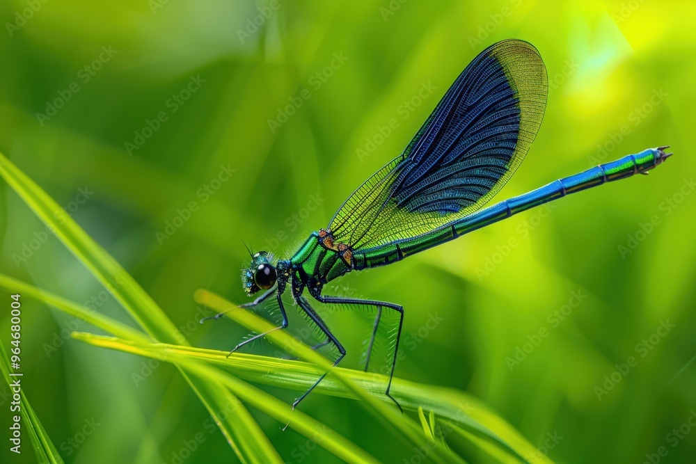 close-up dragonfly. Beautiful simple AI generated image close-up dragonfly. Beautiful simple AI generated image