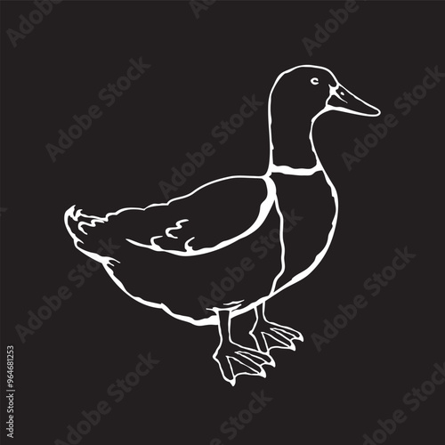 game birds_B&W