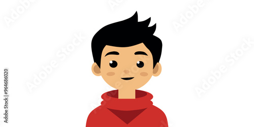 cartoon boy head character design