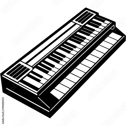 Vector Art Keyboard Instruments