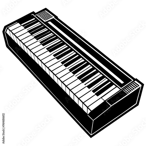 Vector Art Keyboard Instruments