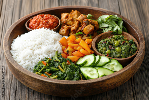 Nepalese Food Served On A Table