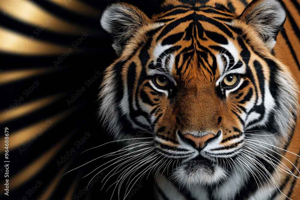 Fototapeta premium Tiger Stripe Background