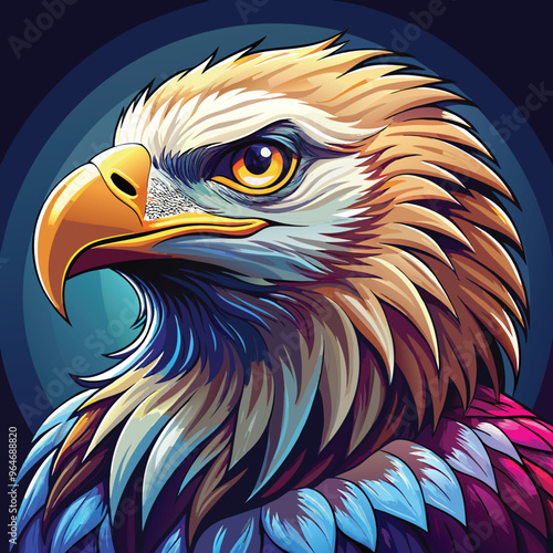 Eagle Vector Art Illustration