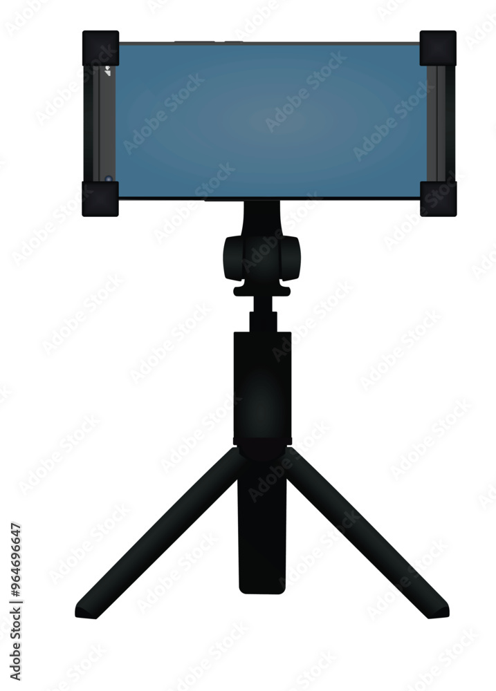 Selfie stick monopod. vector illustration Selfie stick monopod. vector illustration