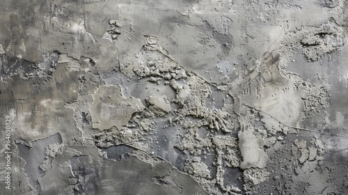 Raw cement putty surface.