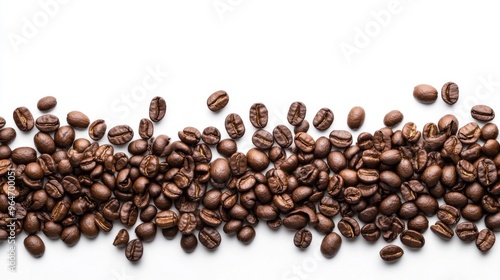 Coffee Beans Isolated on White Background